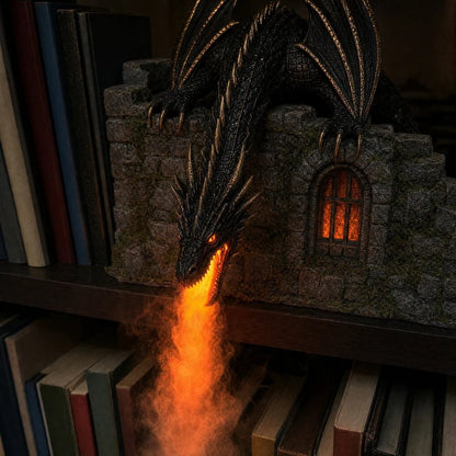 🔥 LAST DAY 50% OFF 🔥🐉 Dragon Castle Mist™ – LED Fire-Breath Dragon Humidifier with Glowing Castle, Mist Effect & Air Purifying Function ✨