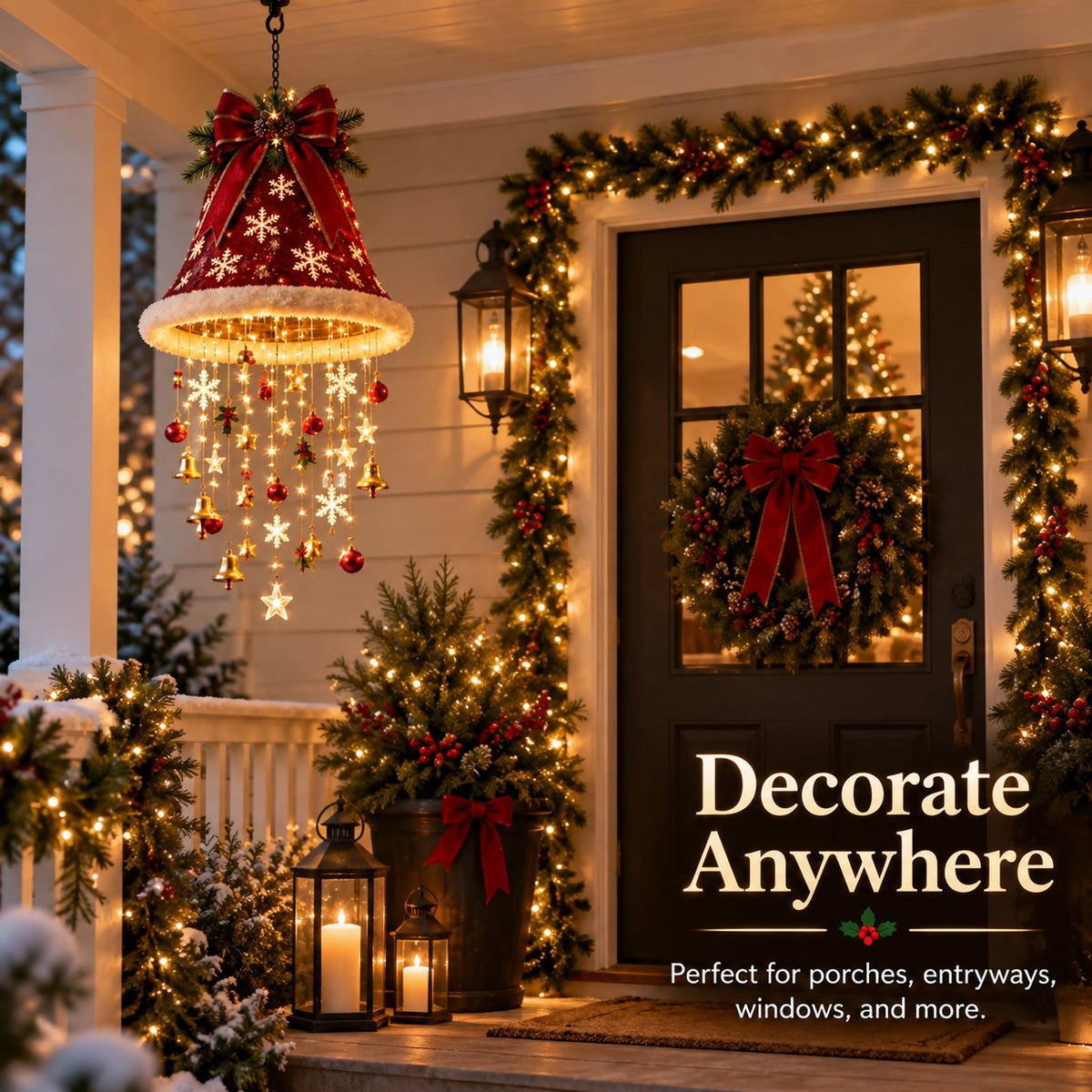 🔥 Last Day 50% OFF 🔥-🎄 Christmas Hat Hanging Light