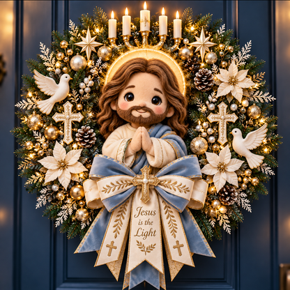 ✨ Faith & Peace Angel Door Wreath™