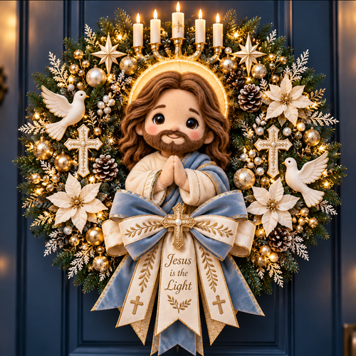 ✨ Faith & Peace Angel Door Wreath™