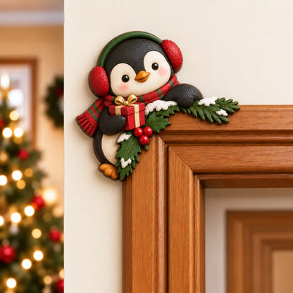 ⏰LAST DAY 50% OFF 🎅Christmas Peekaboo Door Frame Corner Decor