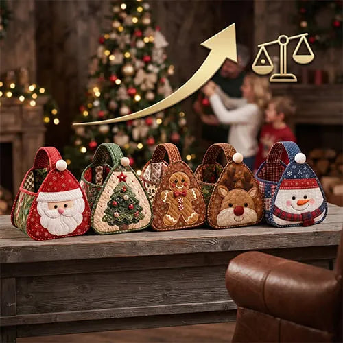 🎄 MerryStitch™ – DIY Quilted Christmas Handbag Kit