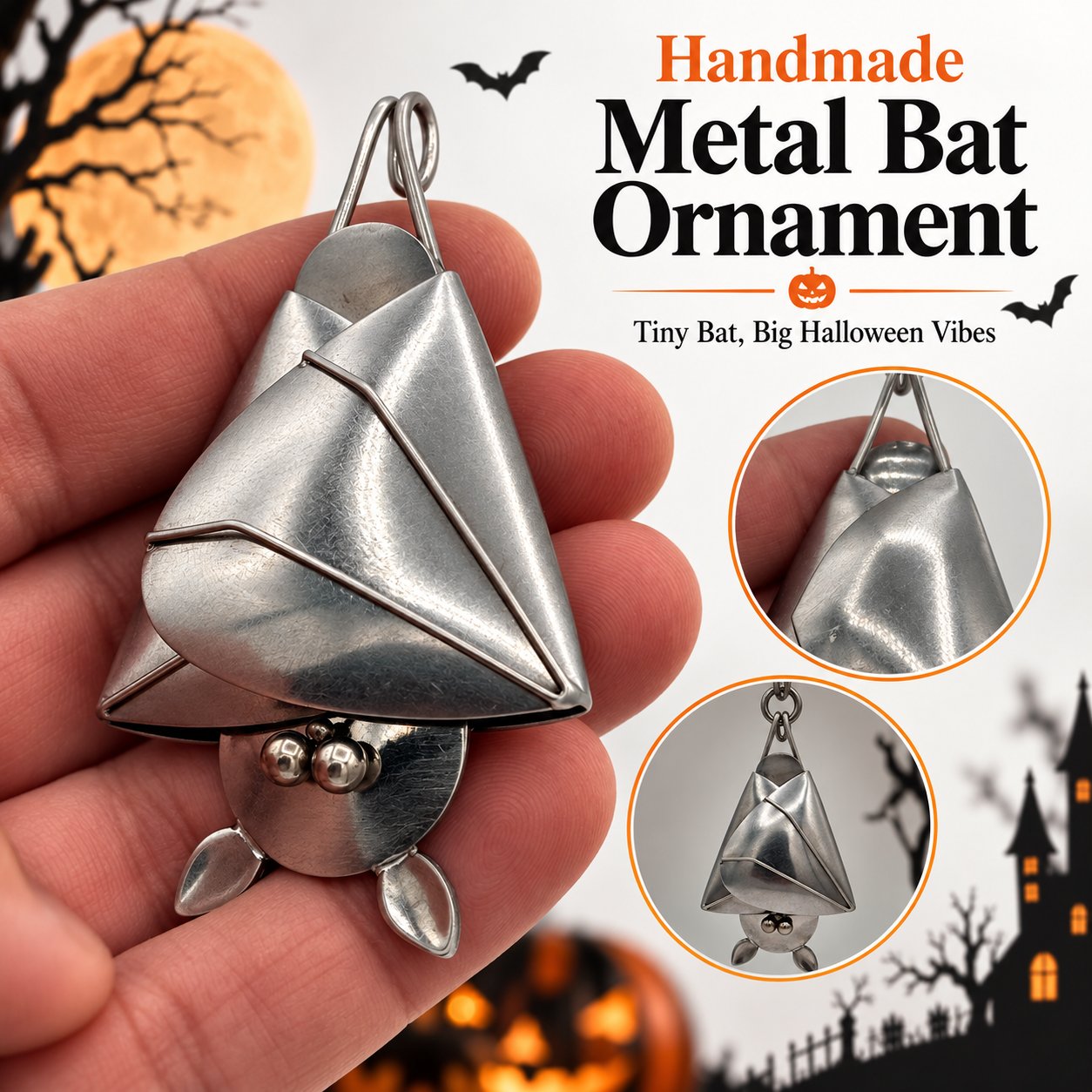 🔥Last Day 49% OFF - 🦇Handcrafted Shy Hanging Bat – Your New Little Houseguest