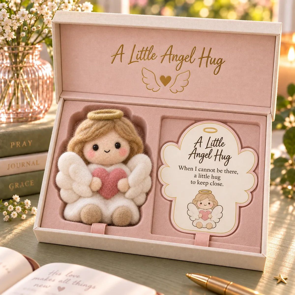 🔥😍Faith & Meaning | 6 Heartfelt Felt Keepsake Designs with Message Cards✝️