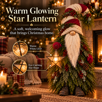 🔥 LAST DAY 30% OFF 🔥Evergreen Star Gnome™ Lighted Christmas Woodland Decor
