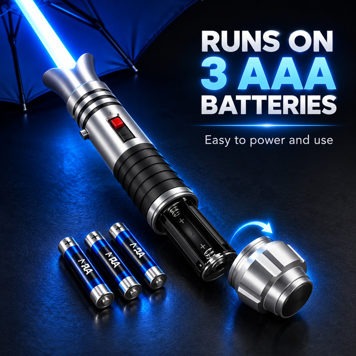 Hiltshade™ 7-Color Light-Up Umbrella | Futuristic LED Rain Umbrella