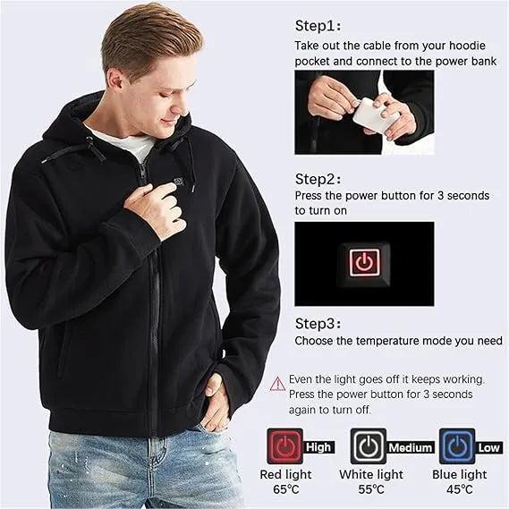 Crestsport™ LAST DAY 50% OFF - 🎁 Unisex Heated Hoodie