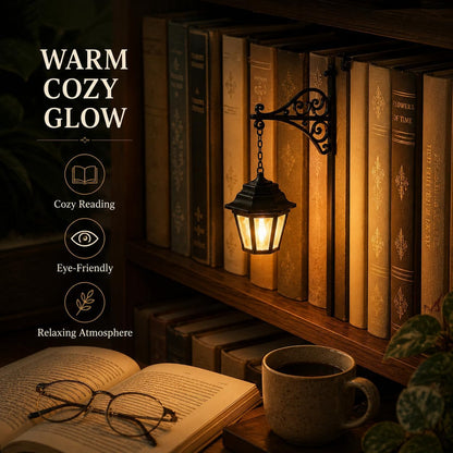 Library Lantern™ – Vintage Bookshelf Street Lamp