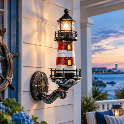 🔥 LIMITED-TIME 50% OFF | 🌊 Vintage Coastal Lighthouse Wall Light™ – Nautical Beacon Glow for a Warm Seaside Home