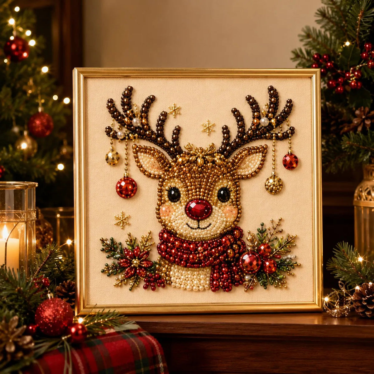 🧘 Relaxing & Beginner-Friendly - 🎨💎 DIY Christmas Diamond Painting Art Kit