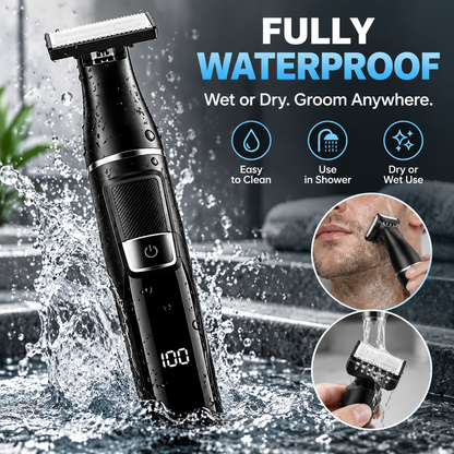 🪒 9-in-1 Electric Grooming Kit For Men – Complete Beard, Hair & Body Trimmer