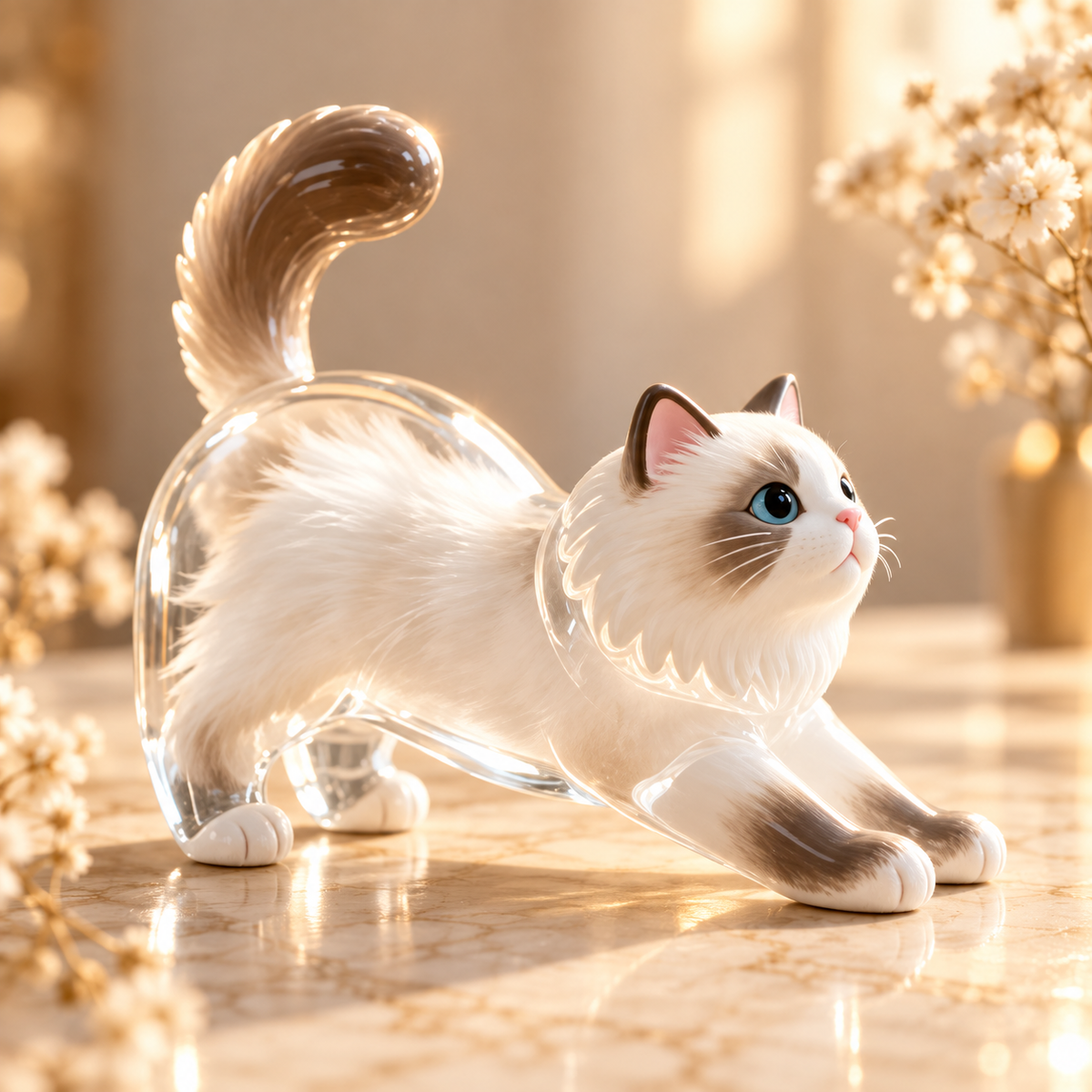 Fur-Ever With Me™ – Cat Fur Keepsake Keychain