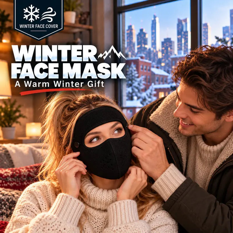 ❄️ Limited-Time Winter Sale | Fleece-Lined Winter Face Mask with Detachable Goggles – Cozy Warmth & Wind Protection for Cold Days