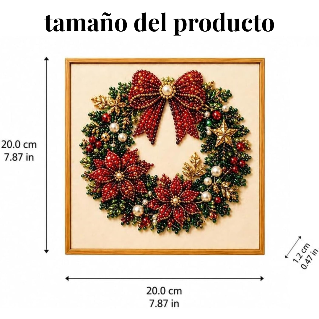 Kit Cuadro Navideño de Perlas