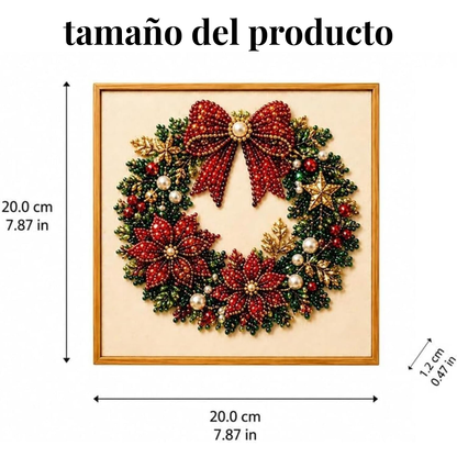 Kit Cuadro Navideño de Perlas