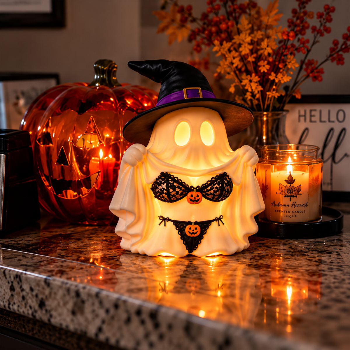Cheeky Ghost Halloween Decor
