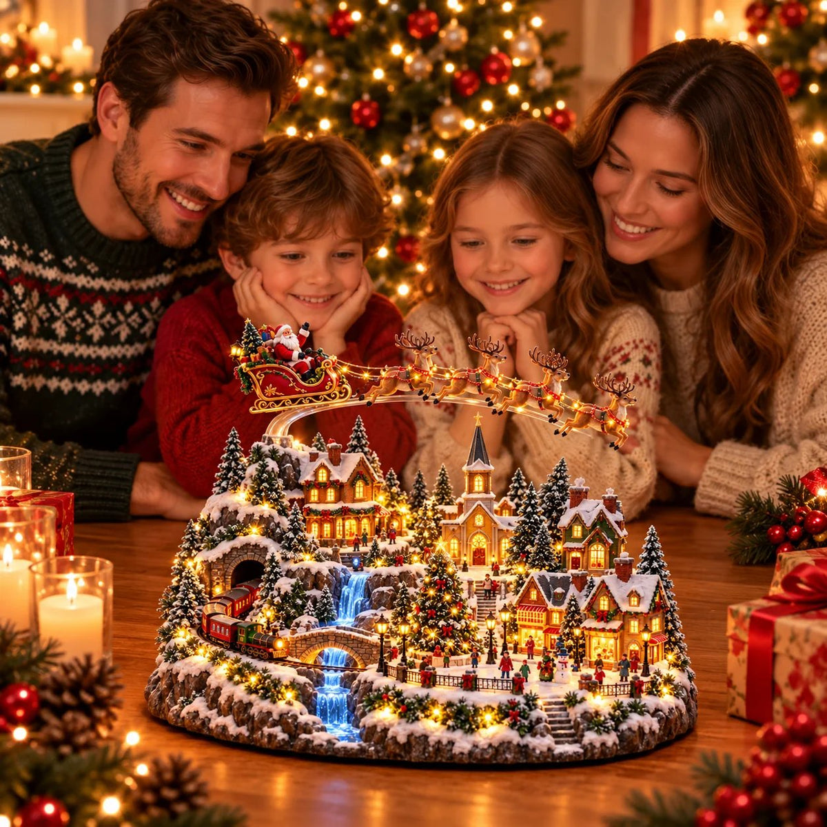 🎄 Limited-Time Christmas Sale | Lighted & Animated Christmas Village Collection – Enchanting Miniature Scenes, Festive Lights & Holiday Magic for Your Home ✨
