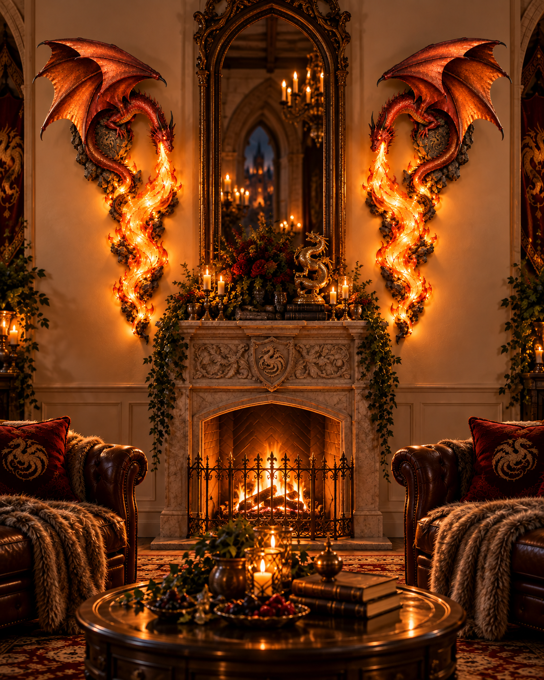 🔥Last Day 49% OFF -🐉 Dragonfire Guardian™ Wall Sconce – A Legendary Flame Awakens On Your Wall 🔥