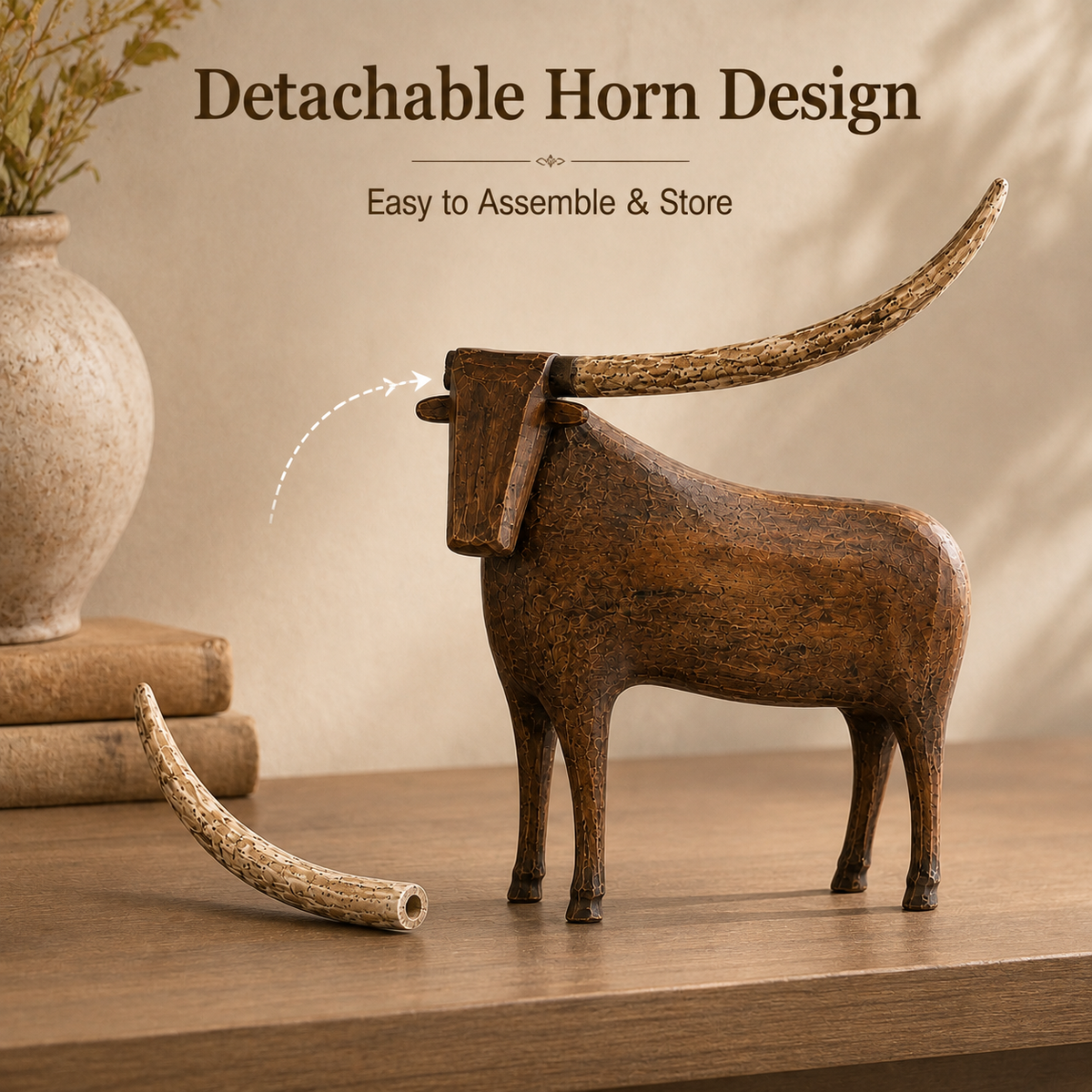 Detachable horn design