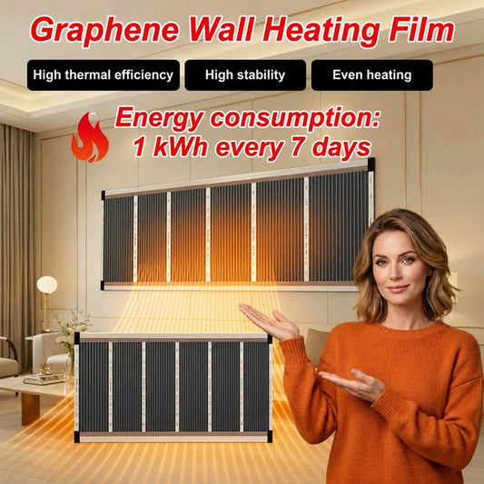 🔥3-Second Rapid Heating Honeycomb Graphene Far-Infrared Ceramic Wall Heater – Low Noise & Energy Efficient Indoor Wall Mount Heater