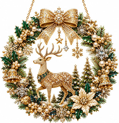 Diamond art wreath decorative gem designs