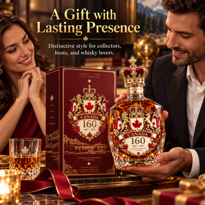 🔥 LIMITED-TIME 50% OFF | 🍁🇨🇦 Canada 160 Collector Decanter™ – 1867–2027 Heritage Tribute & Patriotic Keepsake ✨