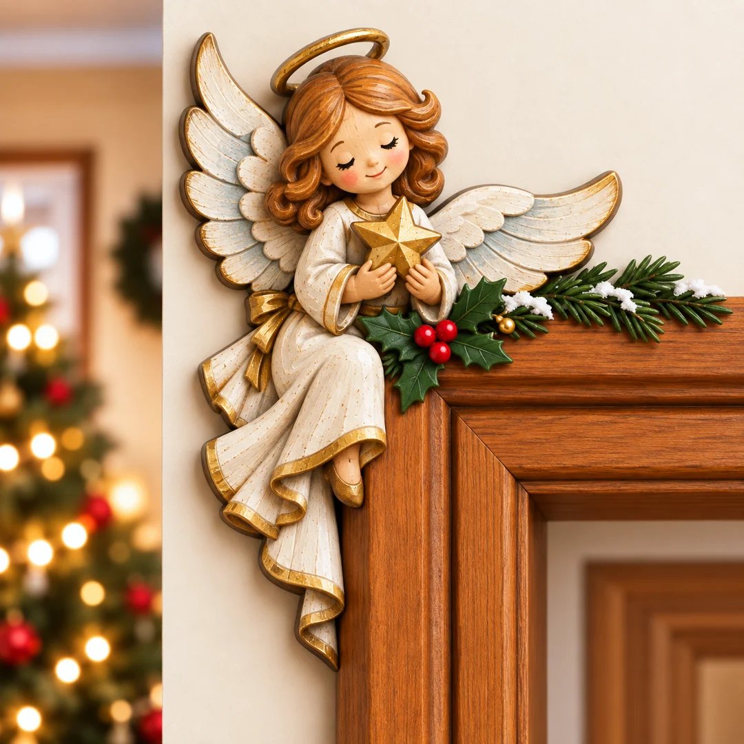 ⏰LAST DAY 50% OFF 🎅Christmas Peekaboo Door Frame Corner Decor