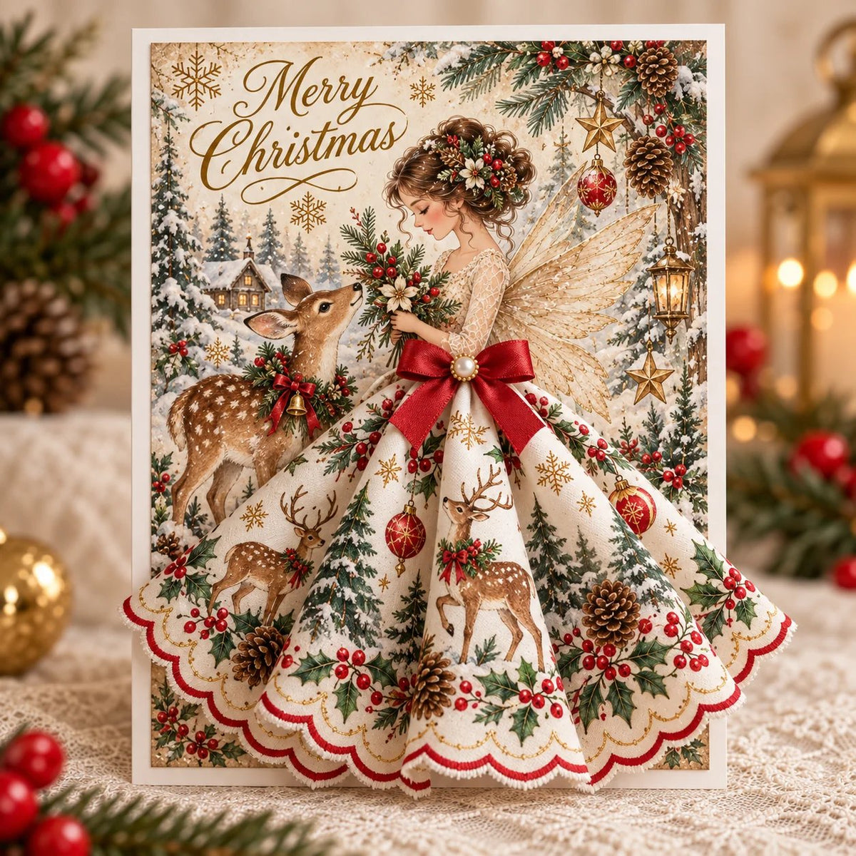🪽✨3D Christmas Angel Greeting Card