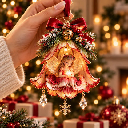 ⏳ Last Day 49% OFF – 🧚 Enchanted Fairy Bell Christmas Ornament™ | 7 Light-Up Floral Designs with Warm LED Glow & Crystal Charms ✨