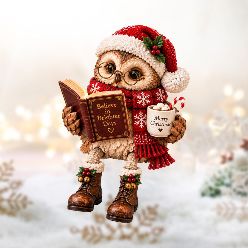 Book lover owl gift