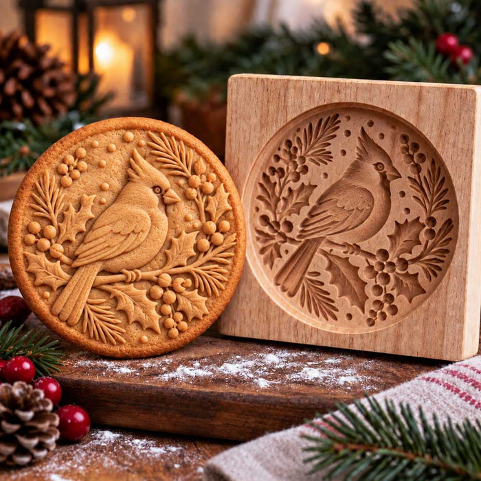 Cardinal cookie mold