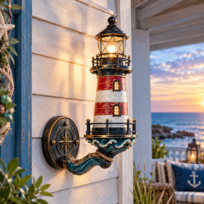🔥 LIMITED-TIME 50% OFF | 🌊 Vintage Coastal Lighthouse Wall Light™ – Nautical Beacon Glow for a Warm Seaside Home