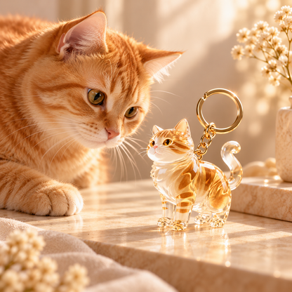 Fur-Ever With Me™ – Cat Fur Keepsake Keychain