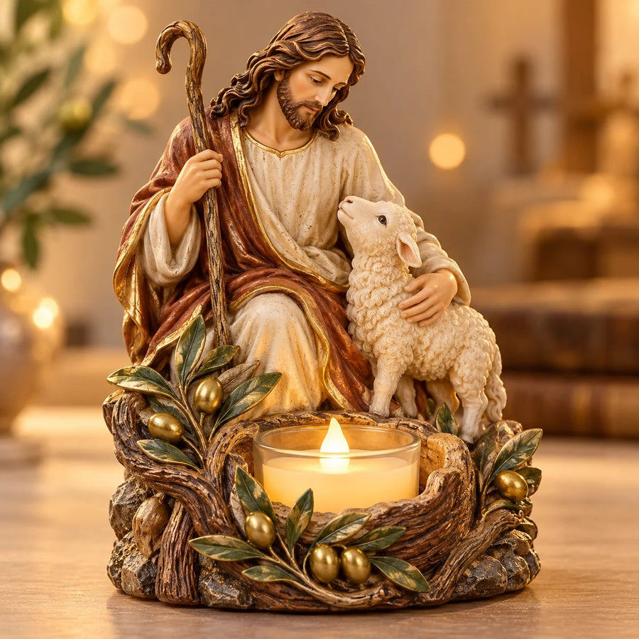 Faith inspired candle holder home display