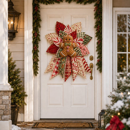 🔥🎄 Christmas Special – 50% OFF 🎁 Festive Quilted Christmas Door Hanging DIY Sewing Kit