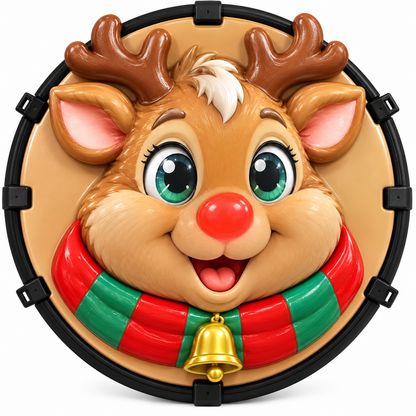 🎃16-inch Christmas 3D Wheel Covers – Festive Polar Bear & Nutcracker Car Decor