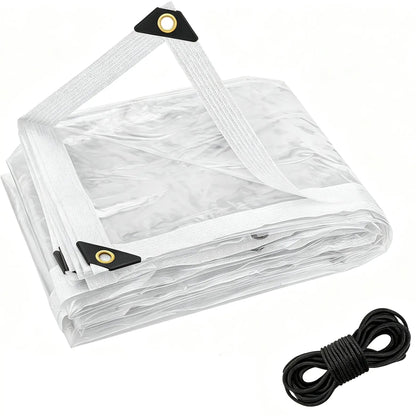 🔥LAST DAY 50% OFF - 🌧️ RainShield Pro™ Transparent Waterproof Tarp – Heavy-Duty Outdoor Cover with Secure Grommets