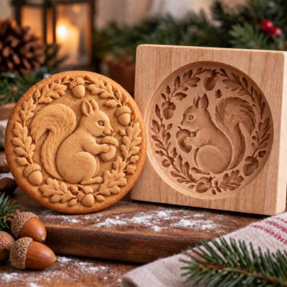🦊 Forest Friends™ – Woodland Animal Cookie Mold Set