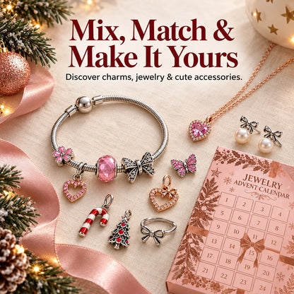 🎄 24-Day Christmas Jewelry Advent Calendar – A New Surprise Every Day
