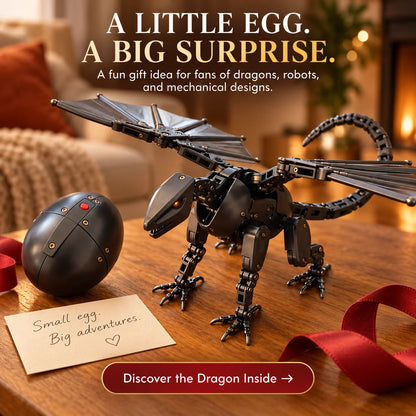 🥚🐉 DragonMorph – Egg to Dragon Transforming Mechanical Toy🐉