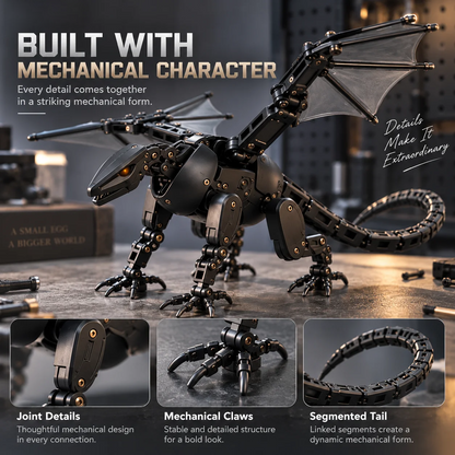 🥚🐉 DragonMorph – Egg to Dragon Transforming Mechanical Toy🐉