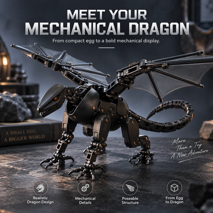 🥚🐉 DragonMorph – Egg to Dragon Transforming Mechanical Toy🐉