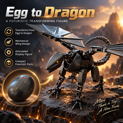 🥚🐉 DragonMorph – Egg to Dragon Transforming Mechanical Toy🐉