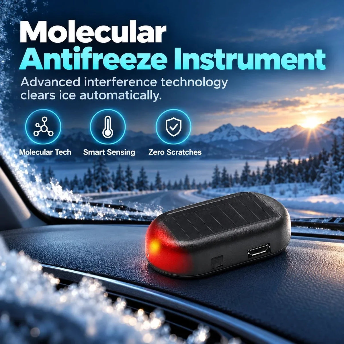 🔥Electromagnetic Snow Removal & Anti-Freeze Device for Vehicles — Molecular Interference Technology