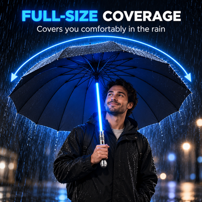 Hiltshade™ 7-Color Light-Up Umbrella | Futuristic LED Rain Umbrella