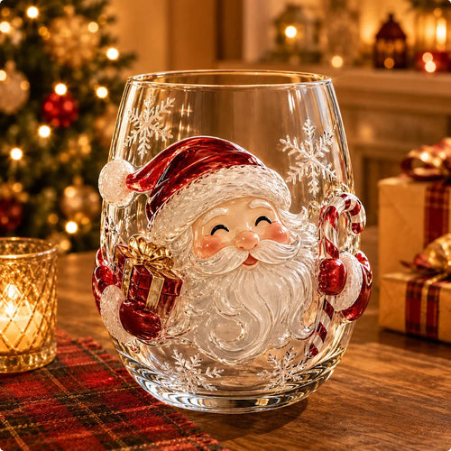 🎄✨ Magical Christmas Glass Cups – Festive Designs & Perfect Holiday Gifts 🎁