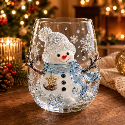 🎄✨ Magical Christmas Glass Cups – Festive Designs & Perfect Holiday Gifts 🎁