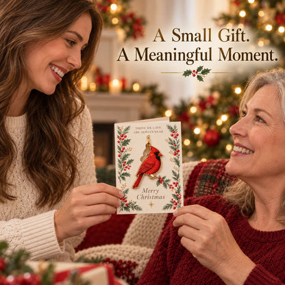 ✨ Keepsake Enamel Ornament Greeting Card | 2-in-1 Holiday Gift & Card 🎄