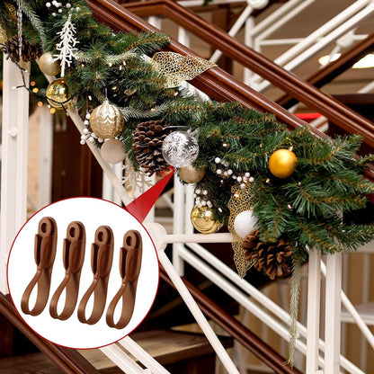 🔥HOT SALE 49% OFF - 🎅 No-Drill Christmas Mantel Garland Hangers – Easy Holiday Decorating (Set of 4)