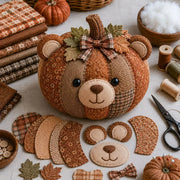 Cozy Patchwork Bear